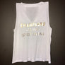 CHAMPAGNE IS MY SPIRIT ANIMAL V-NECK TANK